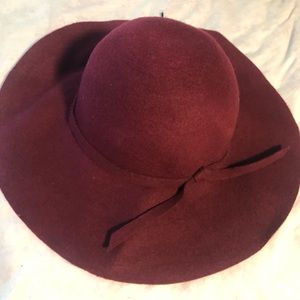 🌻 5 for $25 Burgundy Floppy Fedora